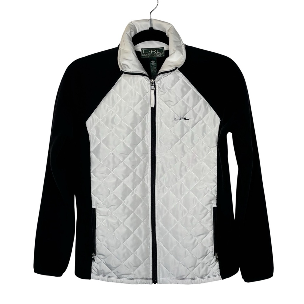 Lauren Ralph Lauren Active Women’s Full Zip Jacket S Quilted Insulated Fleece